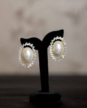 Pearl Radiance Stud Earrings