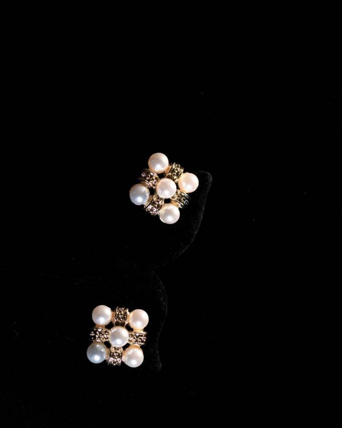 Pearl Cluster Earrings